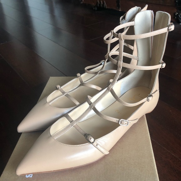 Christian Louboutin Shoes - Christian Louboutin Flats - Size 39 - Nude